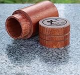 Cool Smoke 2 Piece Rosewood Storage Container | Air-Tight Seal | All Natural Rosewood | The Perfect Tobacco Storage Container
