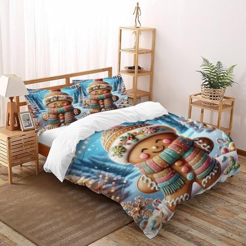 SOJFGSNAJ Biskuit Minions Bettdeckenbezug Festival Totem Mädchen Mikrofaser Bettwäsche - Bettbezug -Bettdeckenbezug Set Mit Reißverschluss...
