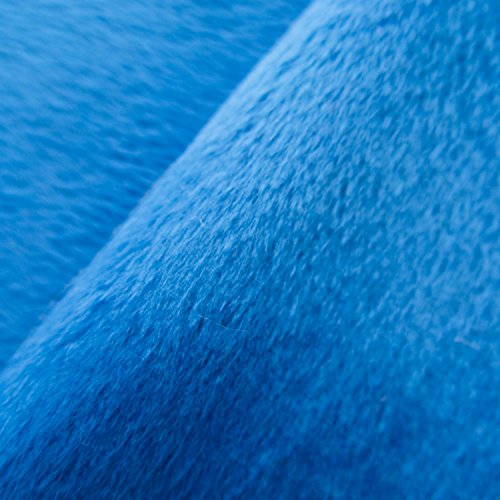 Faux Fake Fur Short Pile Solid Velboa Royal Blue 60 Inch Fabric By The Yard (F.e.) #TOP3