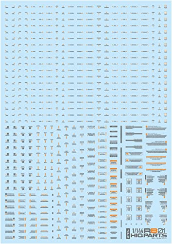 Haikyu Parts 1/144 Gray & Orange RB01 Cotion Decal (Pack of 1)