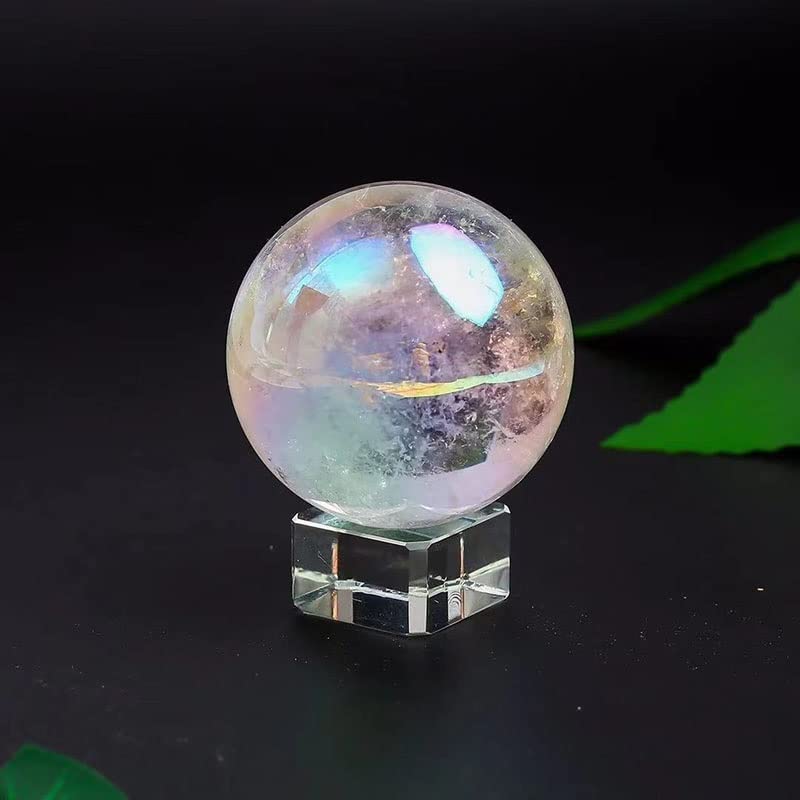 Esfera de cuarzo transparente decorativa para mesas de centro y meditación 3
