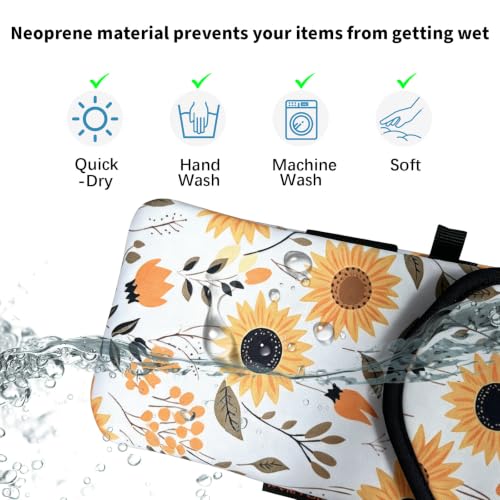 Image of Neoprene Phone Sleeve Pouch Case Bag for Men Women w /Crossbody Strap /Neck Lanyard for iPhone 17 /16 /15 /14 Pro Max, Samsung S25,Pixel 10