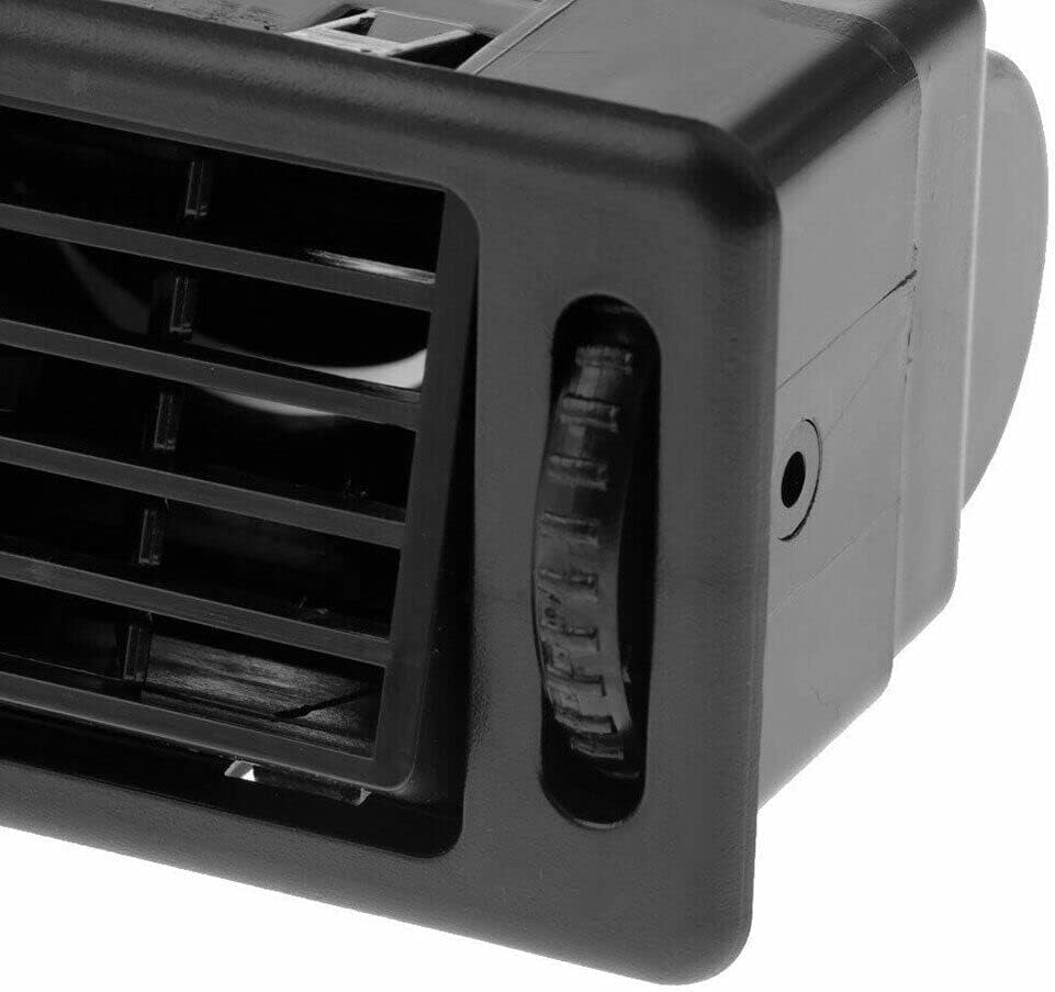 TEAMWILL 4Pcs Black Heat AC Air Exhaust Vent Dash Ventilation Outlet Fit for Car RV ATV Truck Trailer
