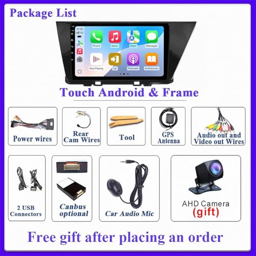 Radio coche 2 DIN Bluetooth para Kia Niro 2016-2019 con Mirror Link y USB 7