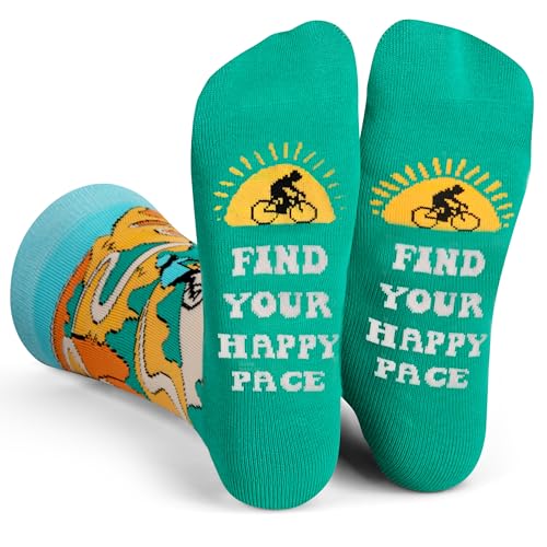 Lavley Find Your Happy Pace Bike Socks Unisex