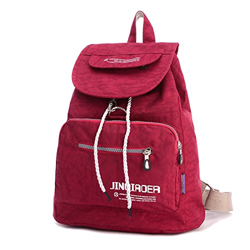 Sac de voyage écolier casual en lin lavé pour les sorties des mesdames