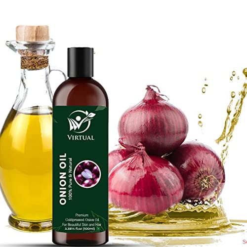 Image of VIRTUAL Pure Essential Oil For Stronger Hair, Body Skin Care, Moisturizing Dry Skin, Eyelash & Nails Cold Pressed Oil With No Mineral & Silicones