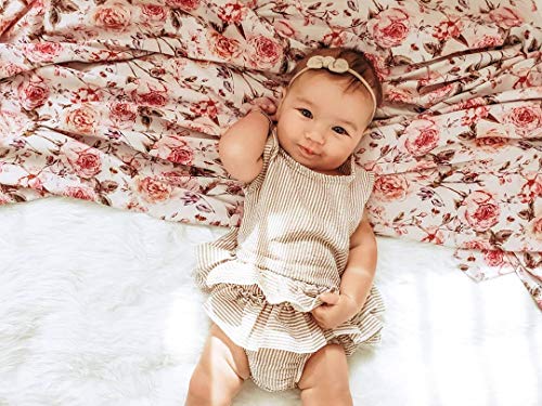 Infant Baby Girl Romper Bodysuits Cotton Ruffle Sleeveless One-Piece Romper Jumpsuit Summer Outfit Clothes Yellow/0-6 Months