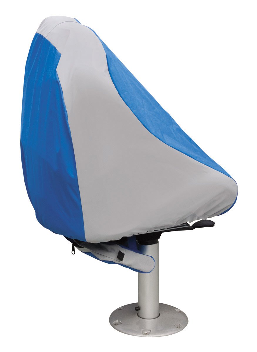 Classic Accessories HurricaneTM Always Ready Boat Seat Cover (Blue/Grey)
