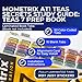 Book Tabs for Mometrix ATI TEAS Secrets Study Guide: TEAS 7 Prep Book. Laminated, Color-Coded, and Repositionable (Book not Included)