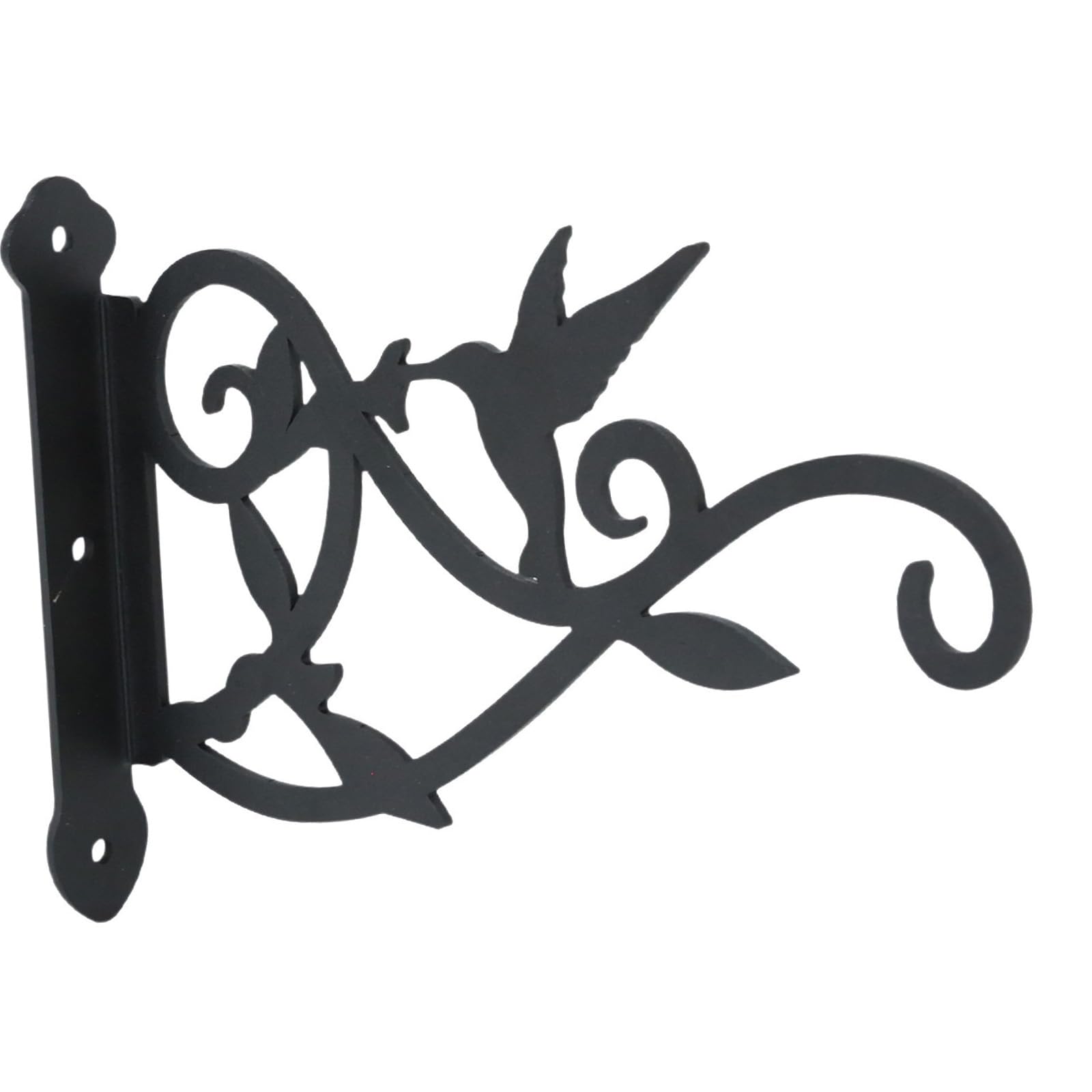 DSLKGWE Scrollwork Plant Hook Craft of Sturdy Metal for Balcony and Entryway Decoration Wrought Iron Flower Basket Hanger