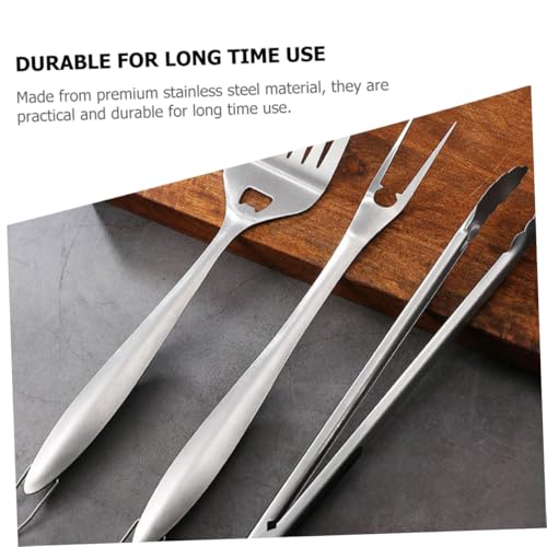 Set de 3 utensilios de parrilla VICASKY acero inoxidable miniatura 6