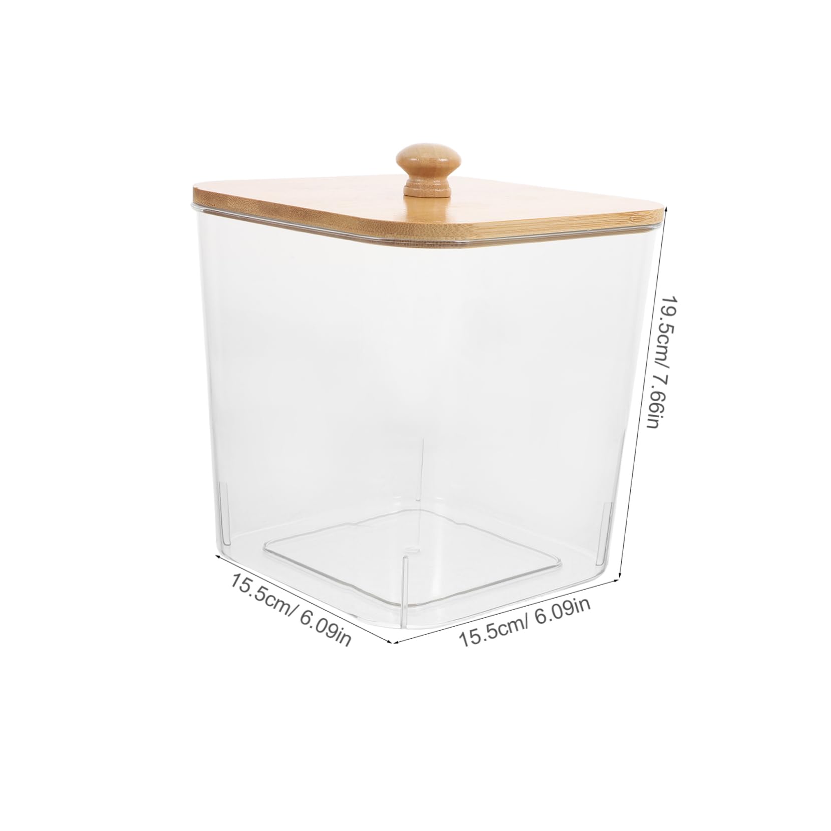 GLEAVI Laundry Room Storage Box with Lid Capacity Organizer for Washing Beads and Dryer Sheets Transparent Design for Easy Monitoring for Home Cleaning Supplies