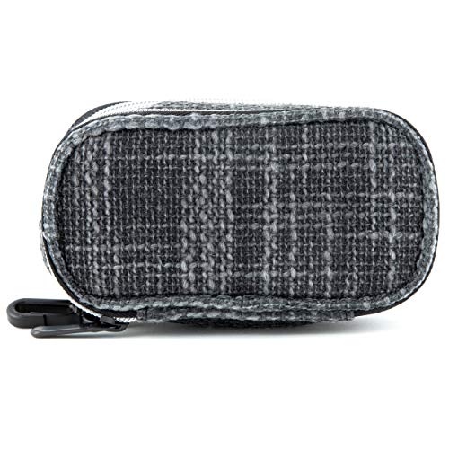 DIME BAGS Pod Padded Travel Pouch with Keychain Clip, Interior Padding for Glass & Gear Protection, Multiple Compartments for Safe Packing, Compact Hempster Storage Case (6 Inch, Black)3