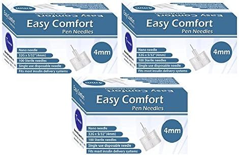 Easy Comfort Pen Needles 32G (4 mm) (300)
