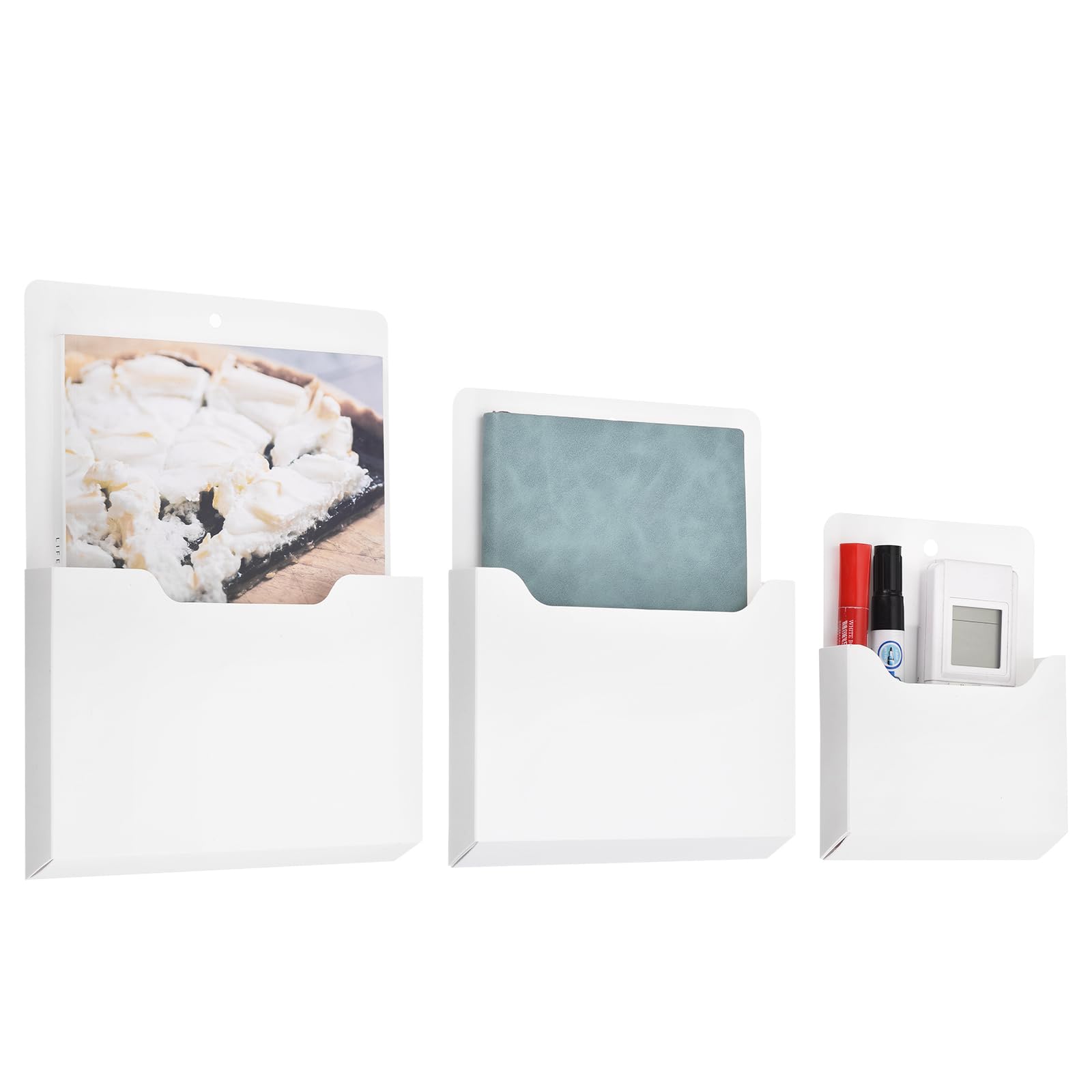Rangement magnétique uxcell pour stopper le désordre des papiers sur le frigo
