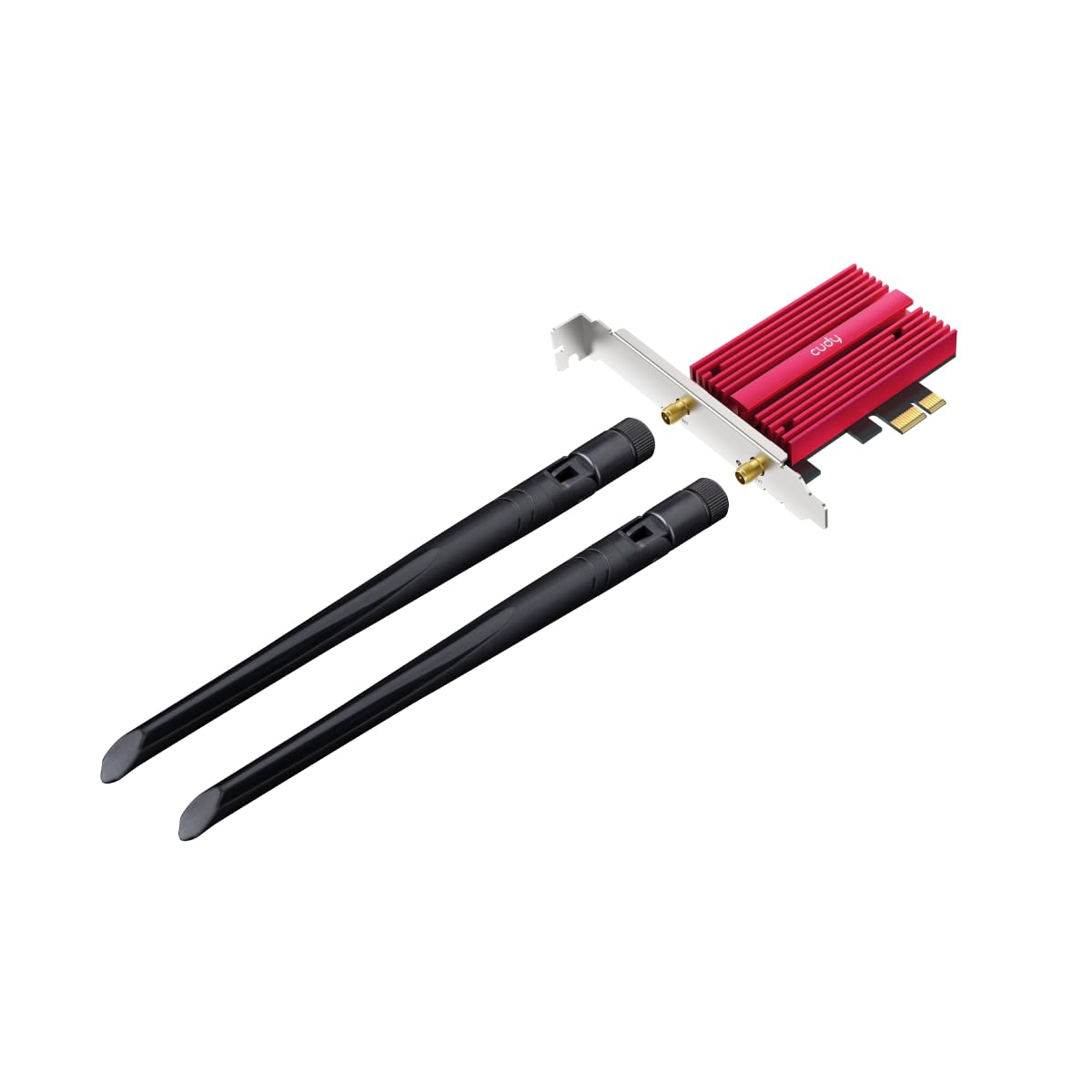 Cudy Tarjeta WiFi 7 BE9300 PCIe WiFi para PC, Adaptador Inalámbrico de Tres Bandas de 6 GHz, Chipset Intel BE200, Bluetooth 5.4, WPA3, No Aplicable a Plataformas AMD