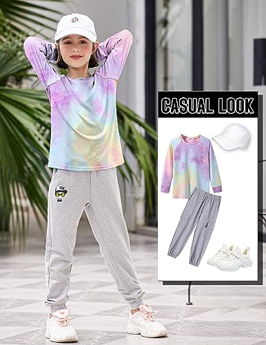 Arshiner Kids Crop Tops Girls Cute Long Sleeve Fashion Sweatshirts For 9-10 Years #TOP1