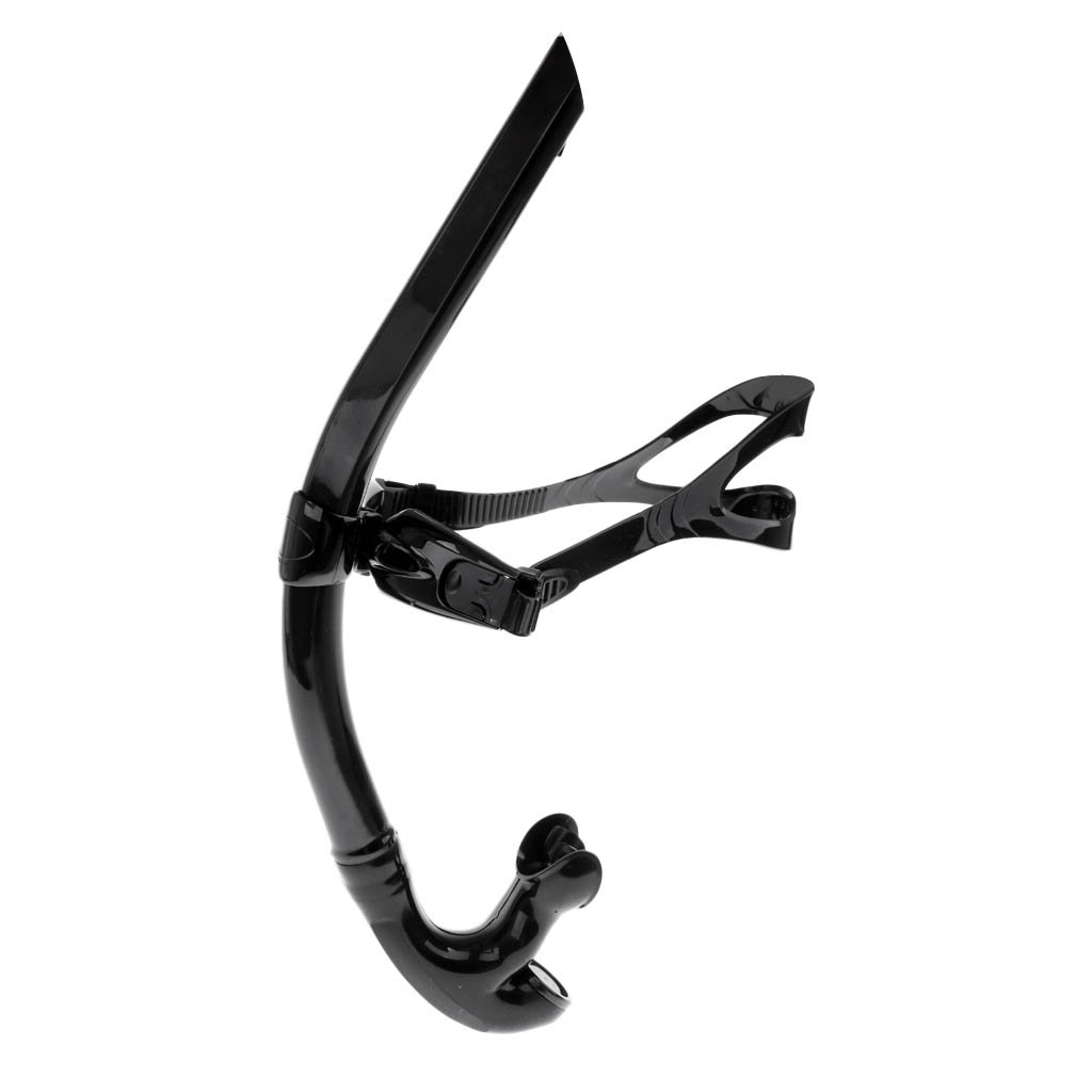Soporte para tubo de respiración de buceo y natación, color negro