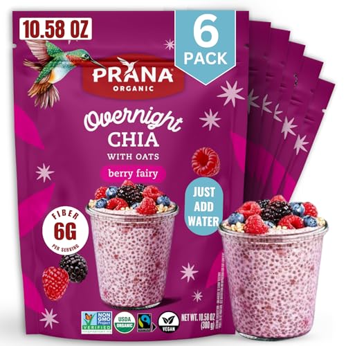 Prana Organic Overnight Chia with Oats Berry Fairy | Rich