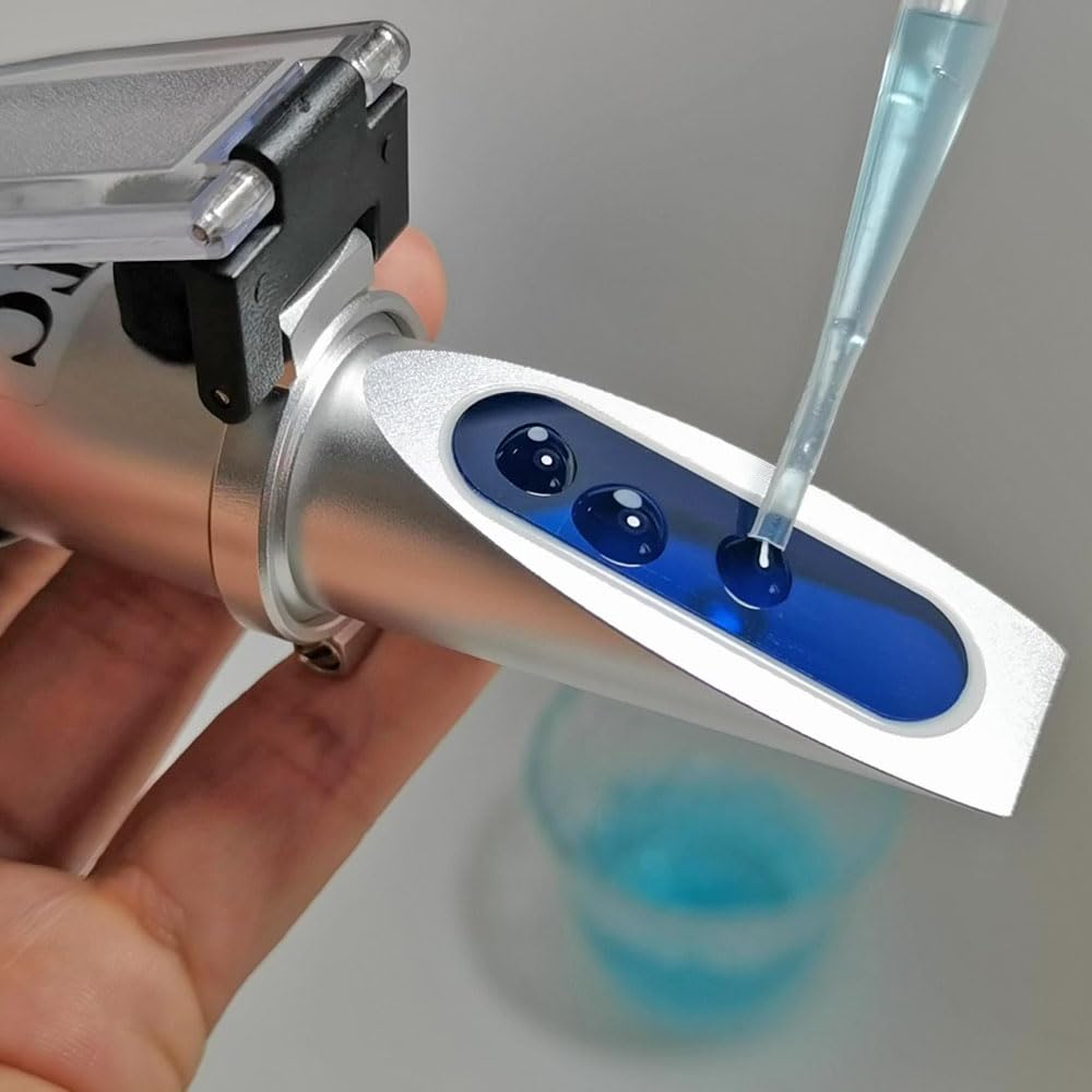 Versatile 4in1 Automotive Fluid Refractometer for Antifreeze, DEF