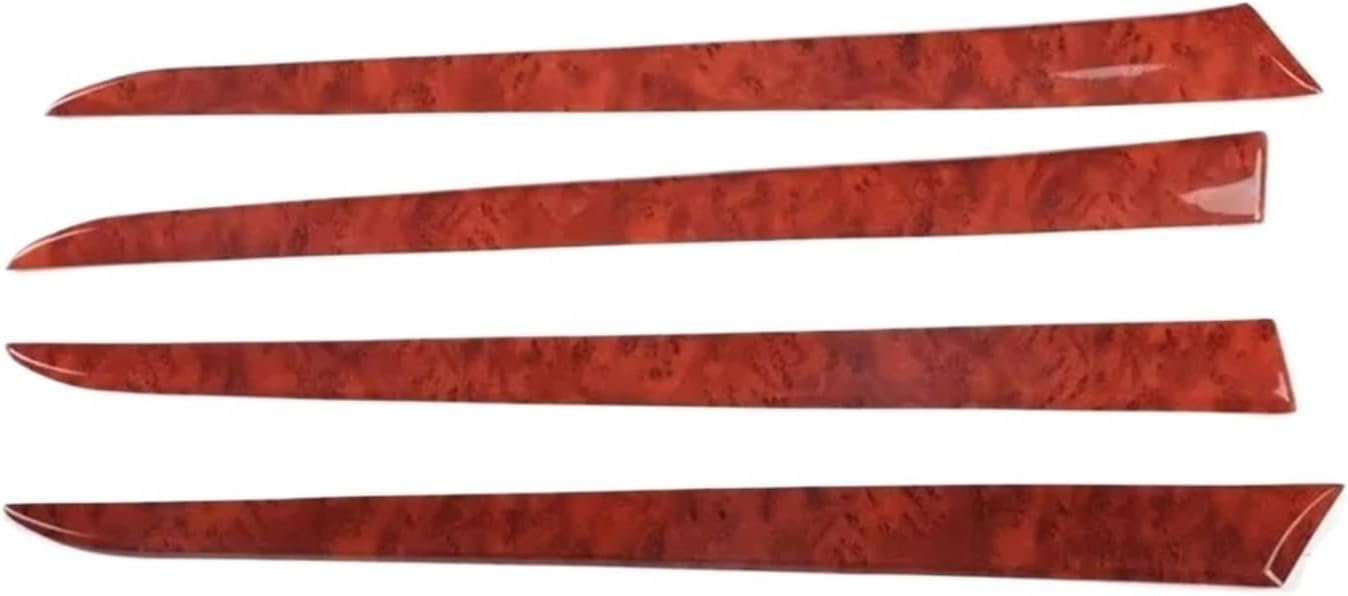 Compatible for Subaru Outback 2010-2014 Car Door Panel Decoration Strips Trim ABS Stickers Interior Auto Styling Moldings(Yellow Peach)