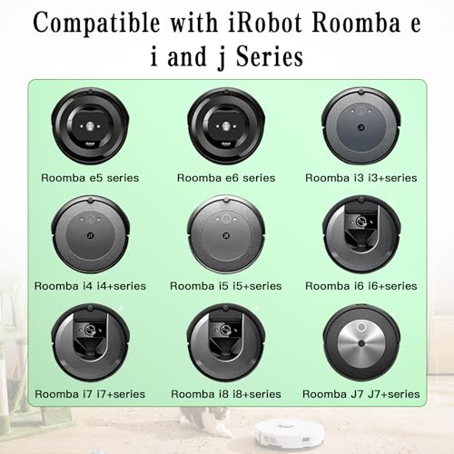 Image of 86.40Wh ABL-F for iRobot Battery Compatible with iRobot Roomba j7 j7+ i8 i8+ j5 j5+ e5 e6 i3 i3+ i4 i5 i6 i7 i7+ 7150 7156 7158 7550 7558 3150 3550 3556 e5152 e5154 e5158 6198 e6198 Series green