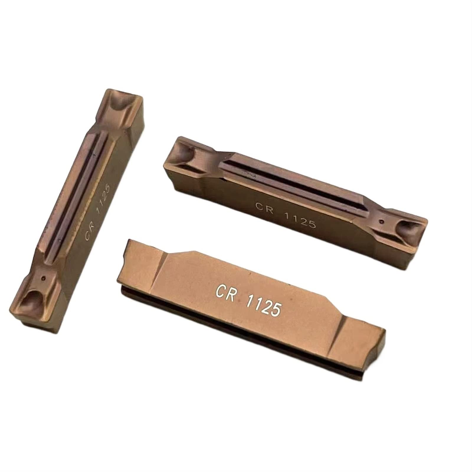 Tournage de plaquettes indexables en carbure 10 Pièces N123G2-0300-CR 1125 N123G2-0400-CR Outil Sectionnel De Rainurage Lame CNC Tournage En Acier Inoxydable(N123G2-0400-CR 1125)