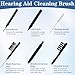 9pcs Hearing Aid Cleaning Kit Hearing Amplifier Brush Cleaning Tools Earbuds Headphones Cleaner Tools with Storage Case