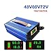 48V 20A 18A Charger 60V 72V 15A 18A Gel Battery Maintenance-Free Battery for 60v 72v 15A AGM Gel Lead Acid Battery LCD Display (Color : 60V 15A, Socket Standard : Gel Battery)