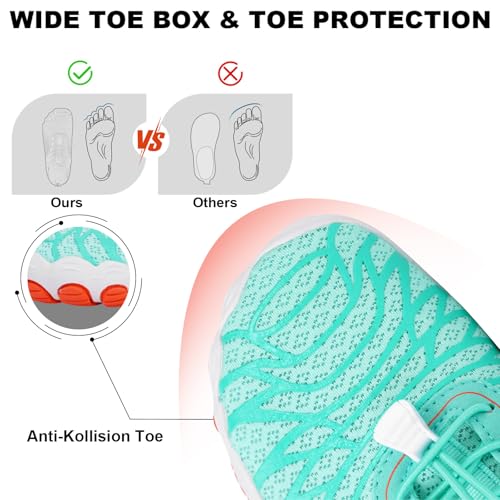 Image of Hike Barefoot Shoes for Women Men Non-Slip Breathable Walking Shoes Wide Toe Box Comfortable Athletic Footwear