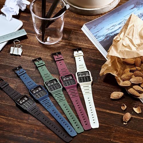 Image of Casio CA-53WF-2B Calculator Blue Digital Mens Watch Original New Classic CA-53