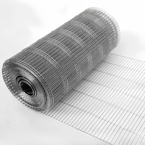 Bilaida 亜鉛メッキ金網 線径1.8mm 網目1x10cm 幅600x巻3000mm 1枚 産業用金網耐食性抗酸化溶接金網ガーデンワイヤーネット/側溝ネット/防獣ネット/建築用ネット,のために使用される庭園,動物,植物フィードセパレート (60x300cm)