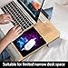 SHALYSONG Galaxy Mouse Pad 9.5x7.9 inch, Blue Purple Nebula Space Design, Non-Slip Rubber Base, Washable Office Computer Pad for Desktop Laptop, Sci-Fi Gamer Decor
