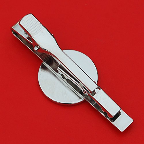 1928~1968 Irish Ireland 3 Pence Coin Silver Plated Tie Clip Bar Pin NEW - Lucky Rabbit Hare