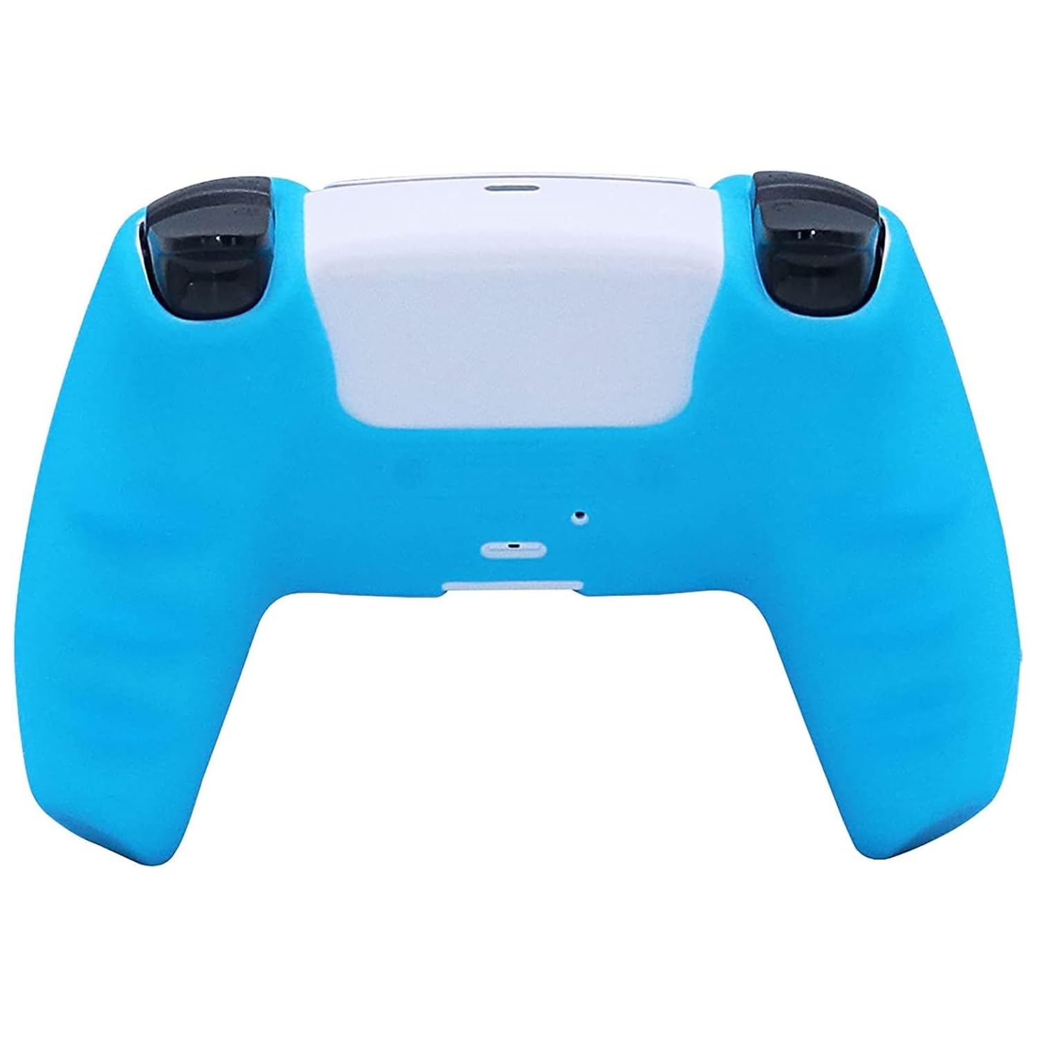Skin Silicone Grip Glow in Dark Protection étui Compatible avec contrôleur PS5 avec 8 Casquettes Glow in The Dark Thumb Grips + 2 Casquettes Cute Cat Paw Thumb Grips.