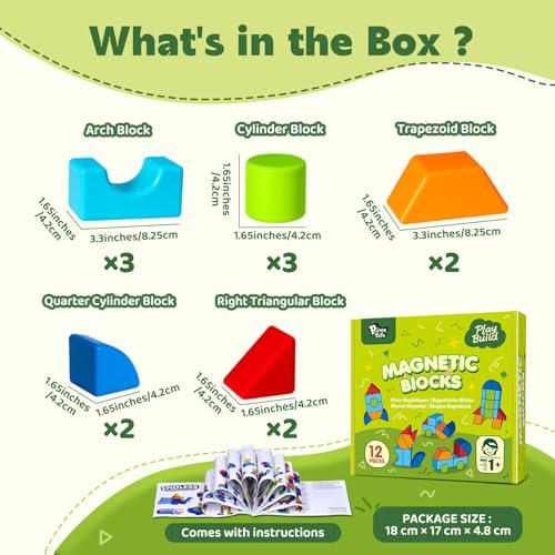 Pairez Magnetic Blocks for Toddlers