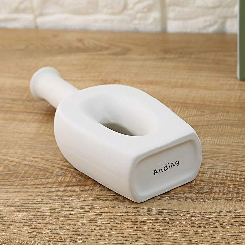 Anding White Vase Ceramics - Modern Vases -Flower Vase Gifts For Friends And Family, Wedding, Desktop Center Vase, Perfect Home Decoration Vase (Large) #TOP2