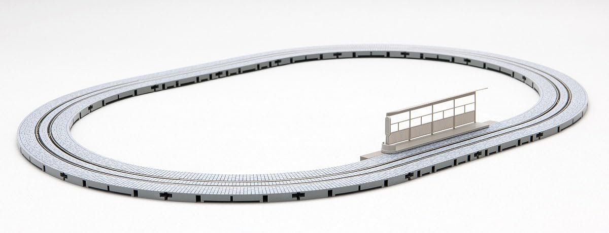 Tomytec 971084 - Tram-Gleis-Set MA-WT, Pflasterstein - Spurweite N