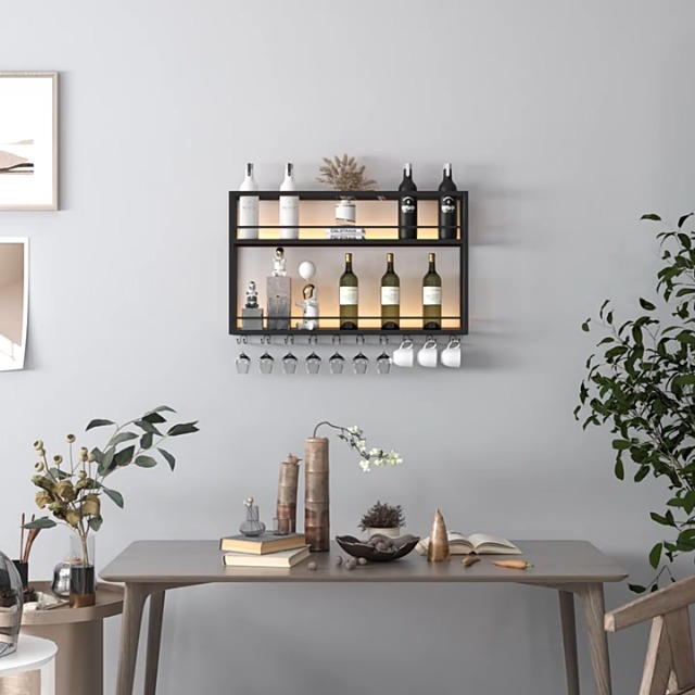 Homary White Wall Wine Rack Homary Country Style Wine Rack Rustic