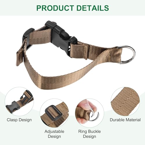 Image of M METERXITY 2-Pack Add A Bag Luggage Strap, Adjustable Suitcase Belt for Connecting Handbag /Backpack /Jacket, Luggage Connector [Brown]