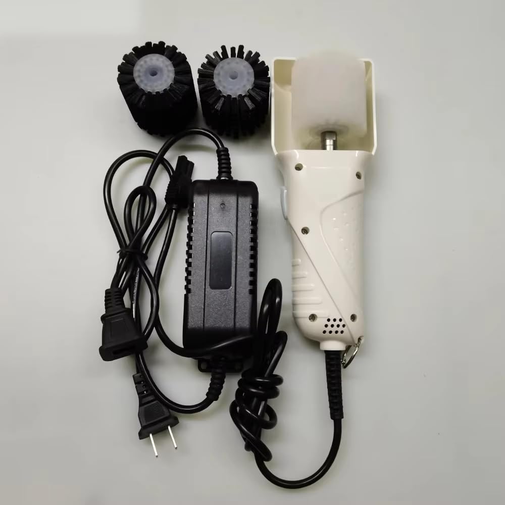 Cepillo de Limpieza Eléctrico, Cepillo de Pulido Multifunción, con Protector Antisalpicaduras Desmontable
