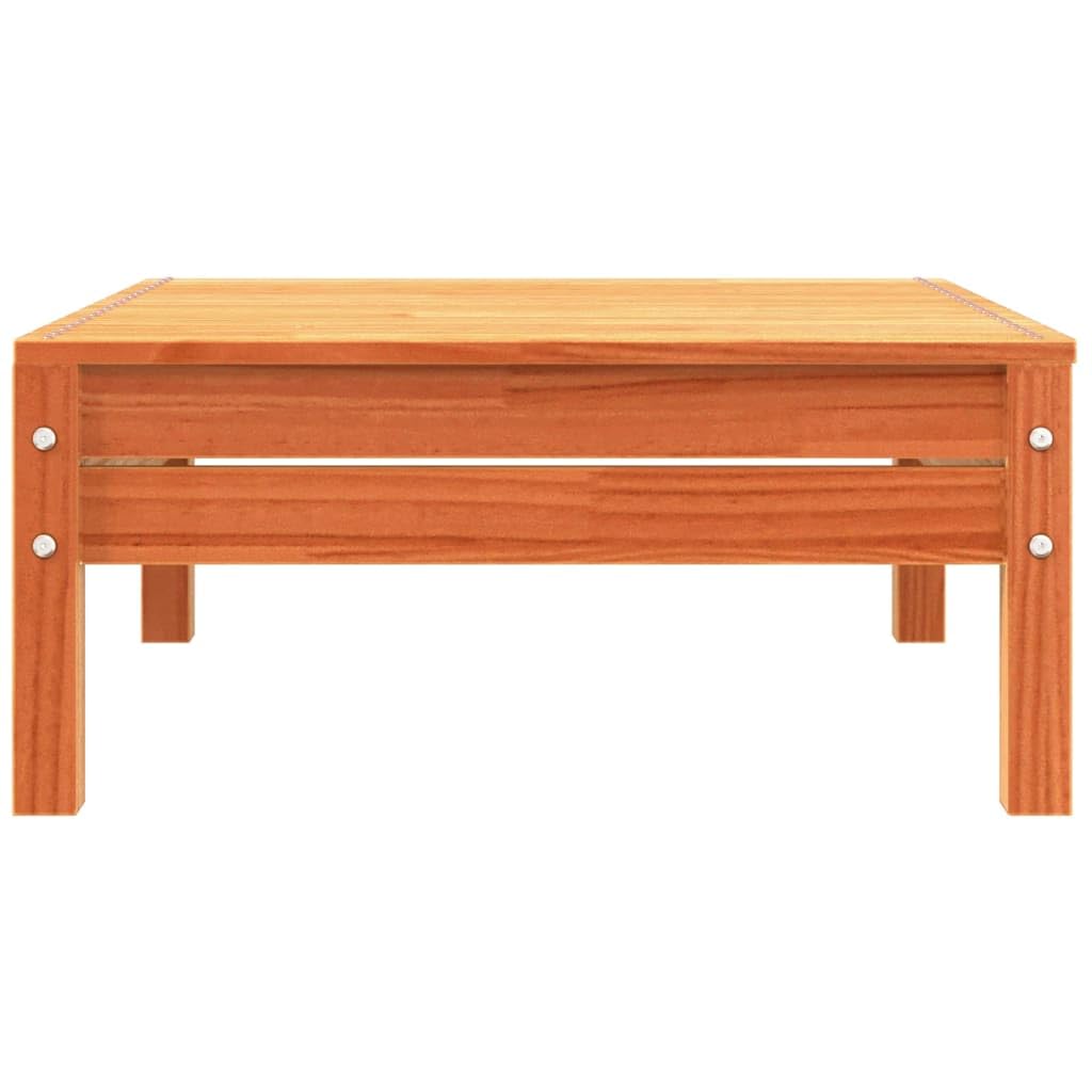 Divano da Giardino a 3 Posti Marrone Cera Legno Massello Pino,Divano Giardino,Divano Giardino Esterno,Divano Giardino per Esterno-838037