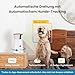 Furbo 360° Hundekamera mit Heimsicherheits-Paket [Premium MIT ABO]: Intelligente Kamera mit App für Hund & Heim, Rotierende 360° Sicht, Farbnachtsicht, Tracking, Leckerliwurf, Bell-Alarm, Smart Alerts