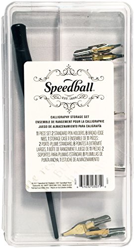 Speedball Art Products Speedball Juego de caligrafía, multicolor, 19,81 x 9,65 x 2,03 cm