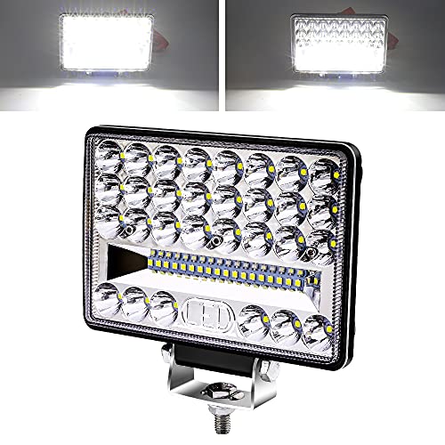 Lampe de travail LED carrée pour équipement de chantier et véhicule de dépannage