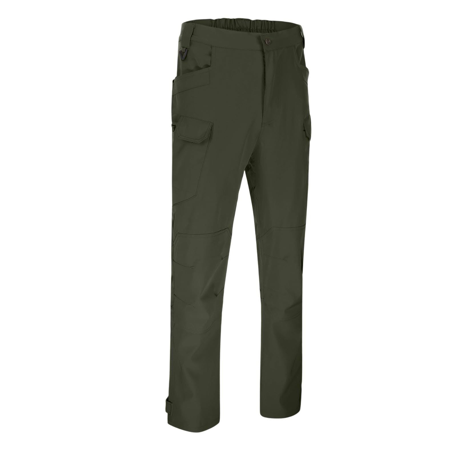 Pantaloni Trekking Uomo Softshell con Tasche e Caviglia Regolabile Pantaloni Montagna da Lavoro Estivi Asciugatura Rapida Pantalone Cargo Resistenti​ Leggero Pluristagionali​ per Caccia 2025