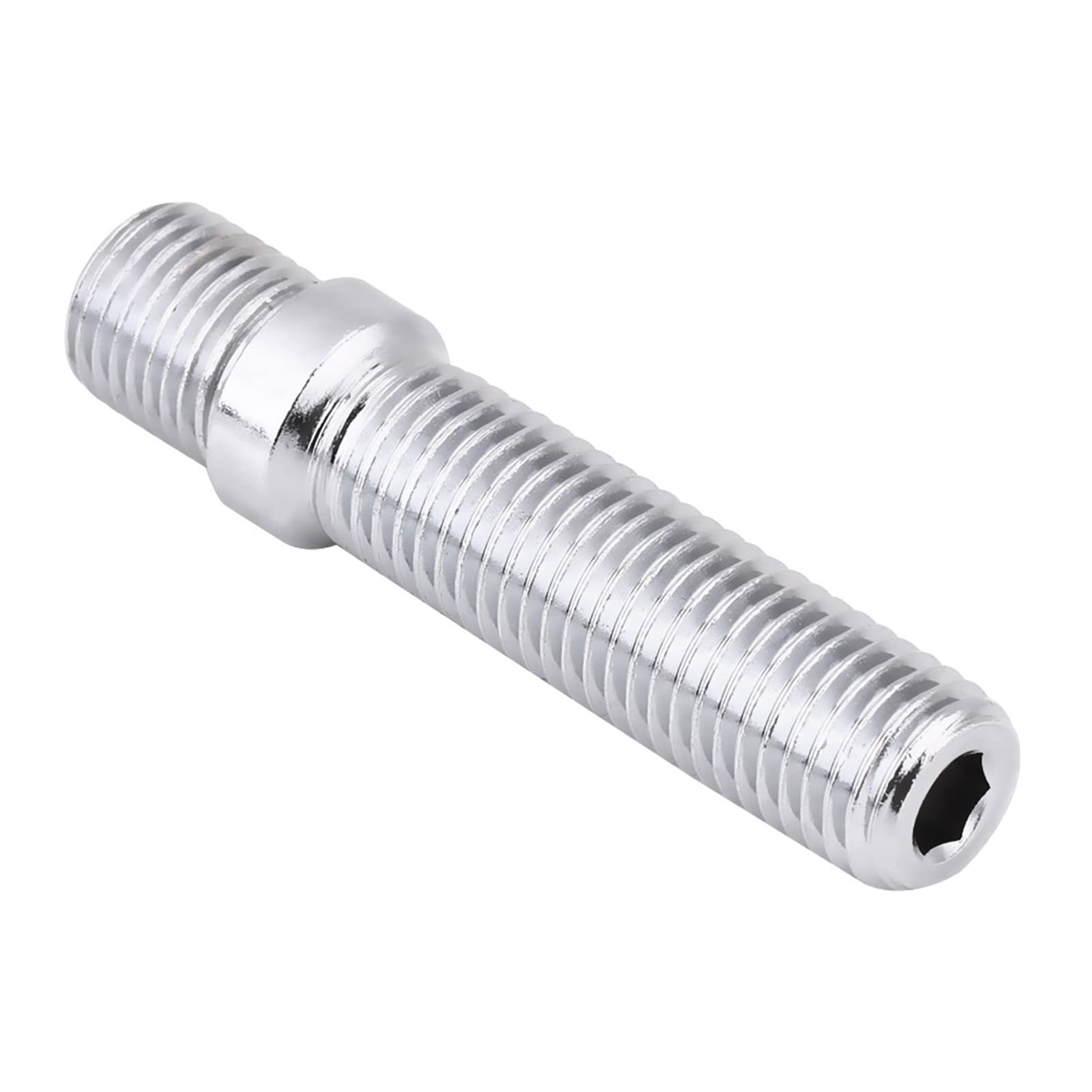 para Kit de Conversión de Espárragos, M12x15 Espárragos de Rueda Extendidos 20 Piezas 50 Mm Conversión de Espárragos de Ruedas Extendidas 12x1.5 a 12x1.5 Adaptador de Tornillo Apto para Kit de Convers