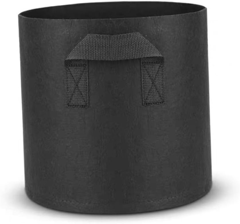 BESPORTBLE 3sets Round Planting Bag Nonwoven Felt Planters Portable Garden Cultivation Pouch for Vegetables Breathable and Durable Planting for Home and Outdoor Gardening