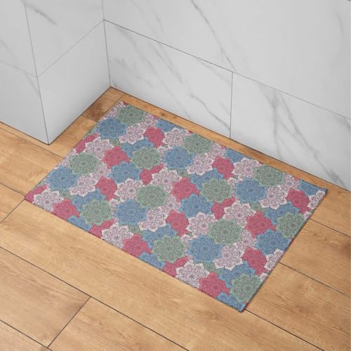 Tapis d'entrée mandalas 45x75 cm sur mesure CEVAN - 5